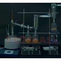 Laboratory Short Path 5L Distillation Kit With Display Magnetic Heating Mantle